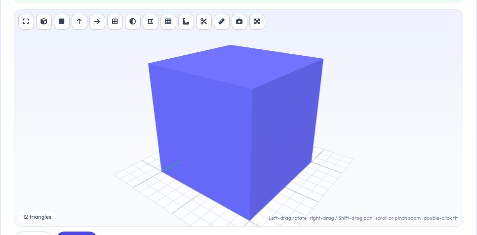 Screenshot of the free STL Repair Tool & Mesh Checker tool on AZRS QuickFix